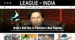 Desktop Screenshot of leagueofindia.com